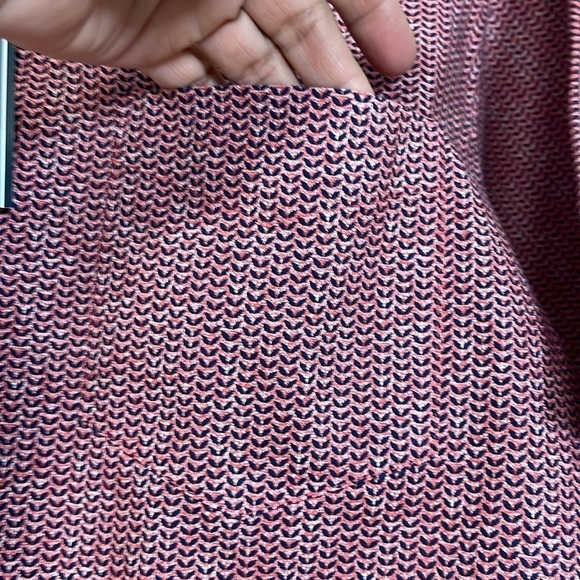 ROUNDTREE & YORKE Men’s Short Sleeve Printed Sport Shirt Size L Red - Picture 4 of 9